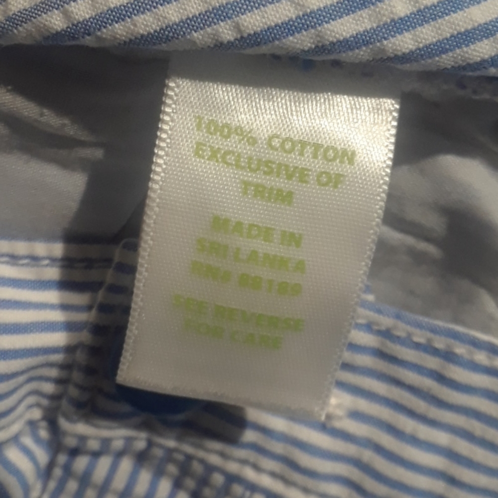 Lilly Pulitzer Mitzie Seersucker Ankle Pants - Picture 4 of 4